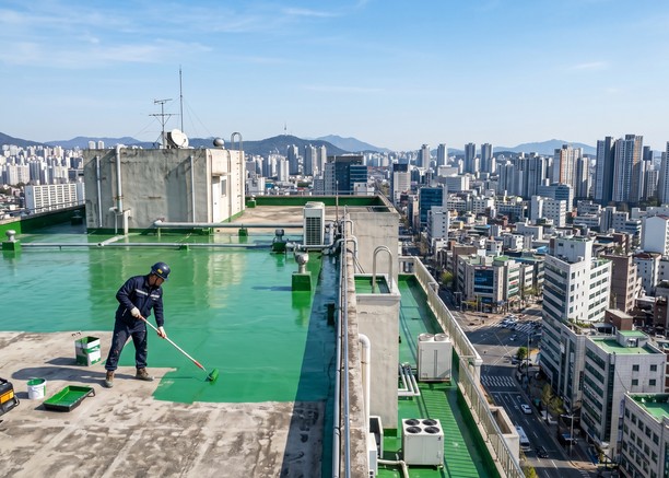 서산 옥상방수 전문 시공 | 누수·크랙 해결